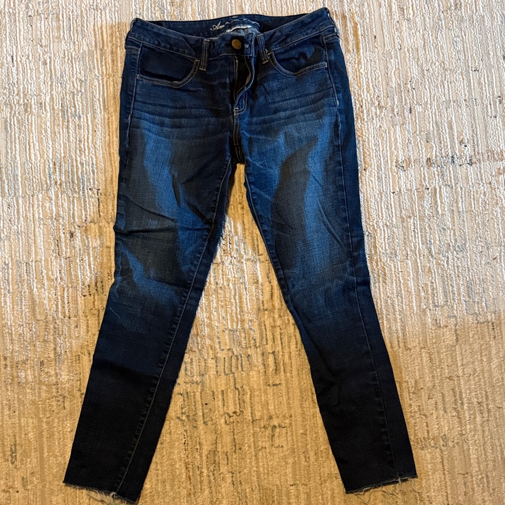 American Eagle Outfitters Dark Blue Skinny Jeans